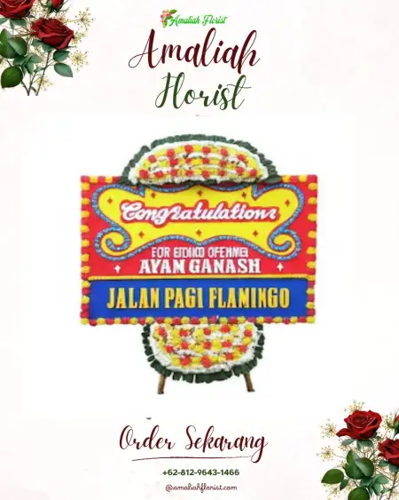 Sewa Papan Bunga Wano